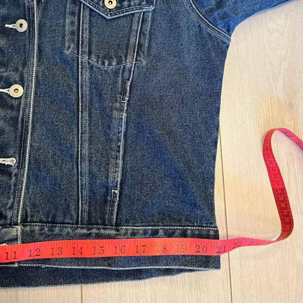 Vintage 90s Jerry Leigh Mickey Unlimited Disney Jean Jacket - Picture 11 of 13